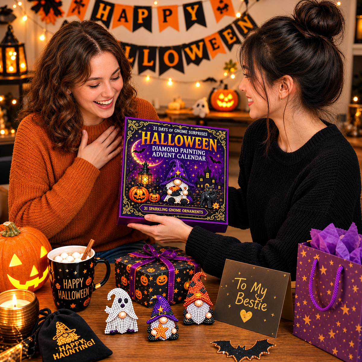31 Days of GnomeSurprises Halloween DiamondPainting Advent Calendar