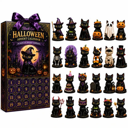 24-Day Christmas Advent Calendar – Halloween Black Cat Ornament | pinkdiy