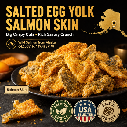 Salted Egg Yolk Salmon Skin--k$