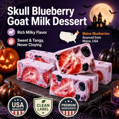 Skull Blueberry Goat Milk Dessert--k$