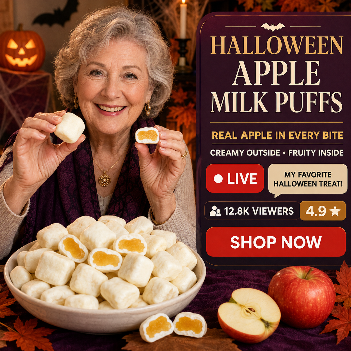 Witch Milk Puff Fruit Crisps--k$