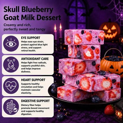 Skull Blueberry Goat Milk Dessert--k$