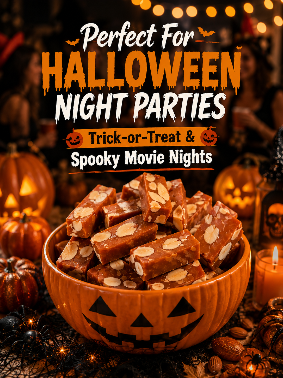 Halloween Handcrafted Buttery Almond Toffee--k$