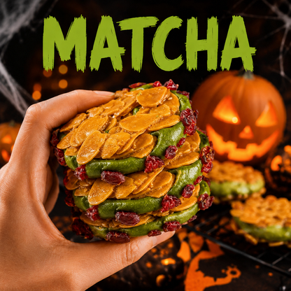 Cranberry & Matcha Crispy Sandwich Cookies--k$