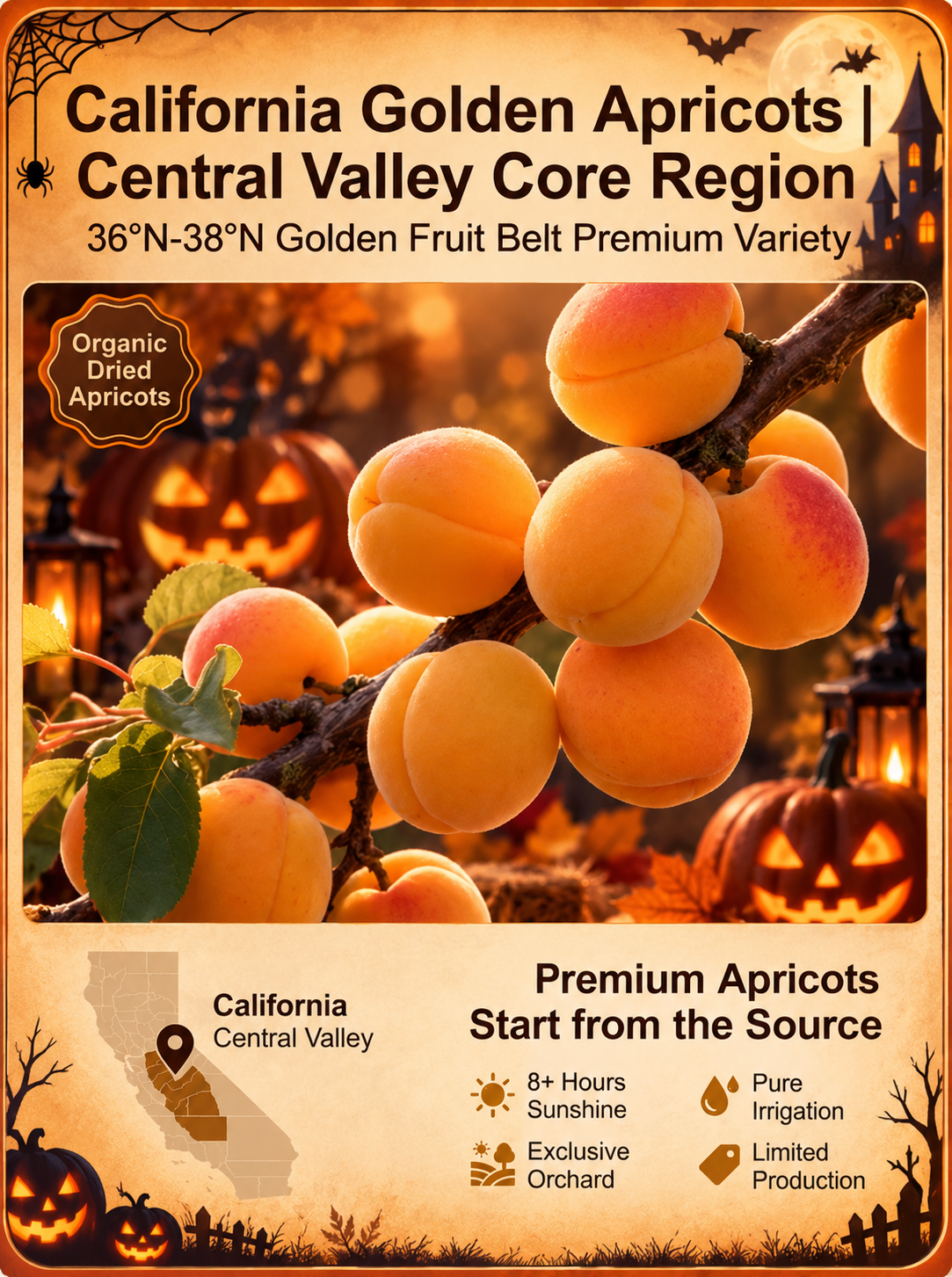California Specialty Dried Apricots-K$