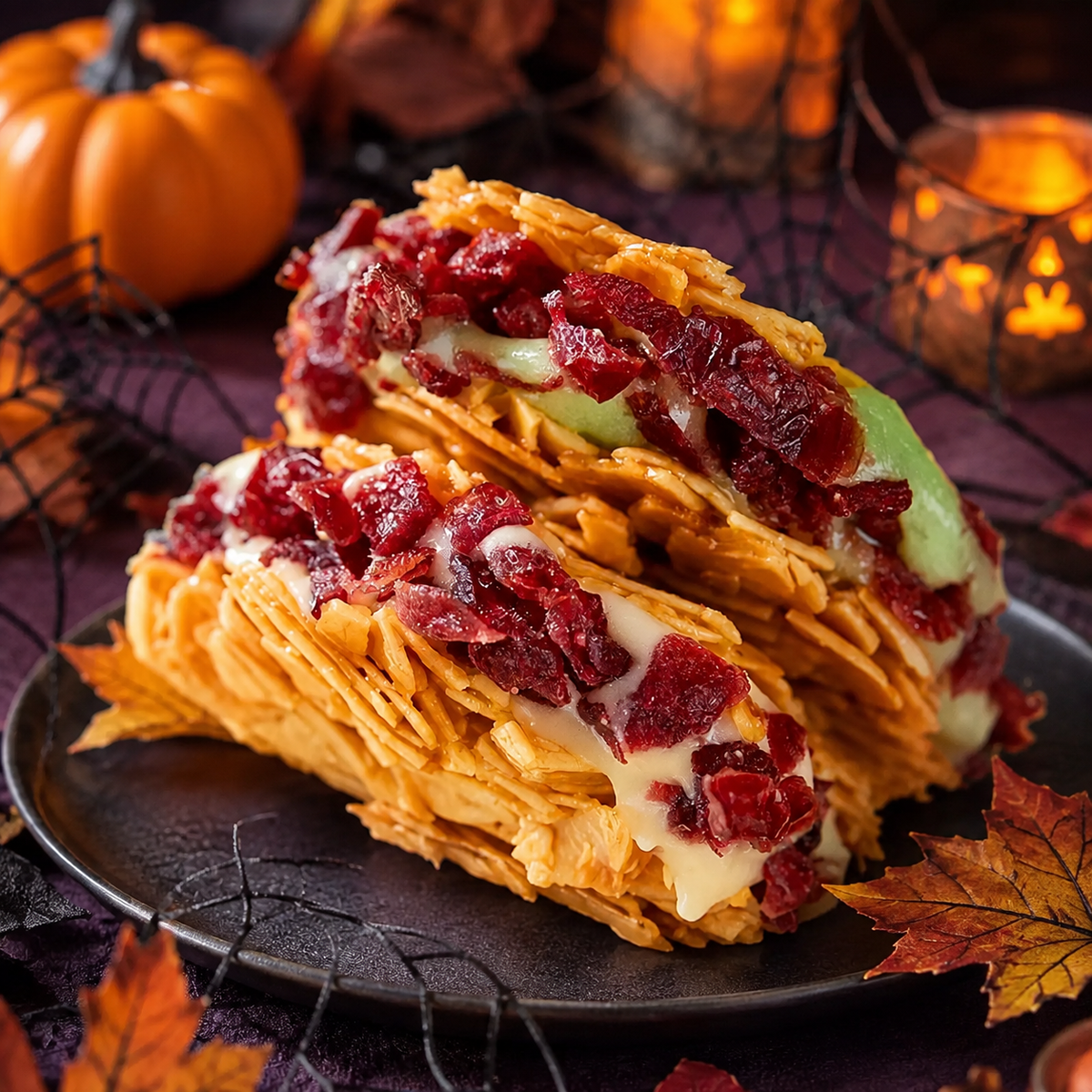 Cranberry & Matcha Crispy Sandwich Cookies--k$
