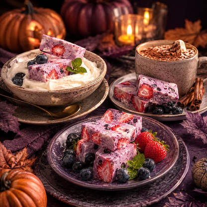 Skull Blueberry Goat Milk Dessert--k$