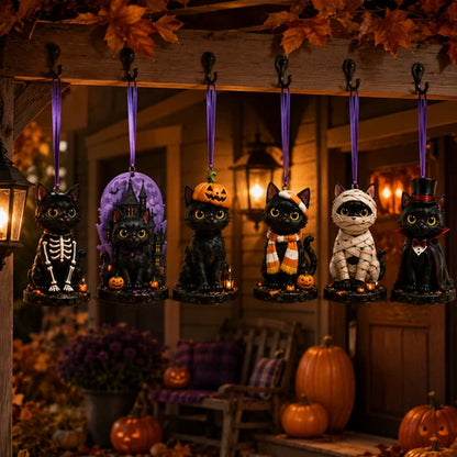 24-Day Christmas Advent Calendar – Halloween Black Cat Ornament | pinkdiy
