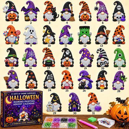 31 Days of GnomeSurprises Halloween DiamondPainting Advent Calendar