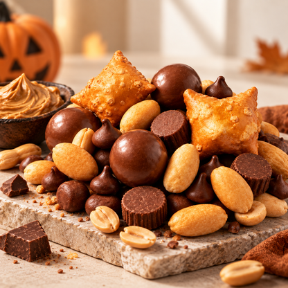 Peanut Butter & Chocolate Crunch Snack Mix