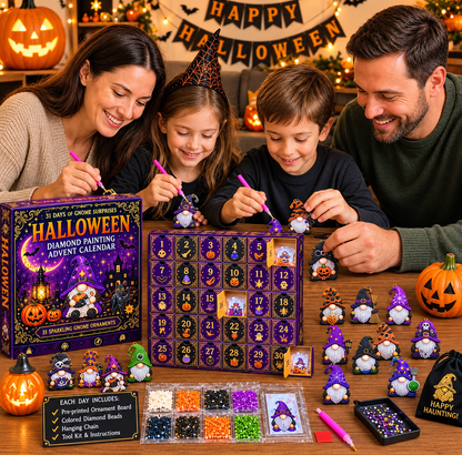 31 Days of GnomeSurprises Halloween DiamondPainting Advent Calendar